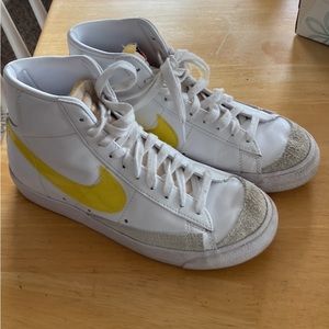 Nike Blazer White with Yellow